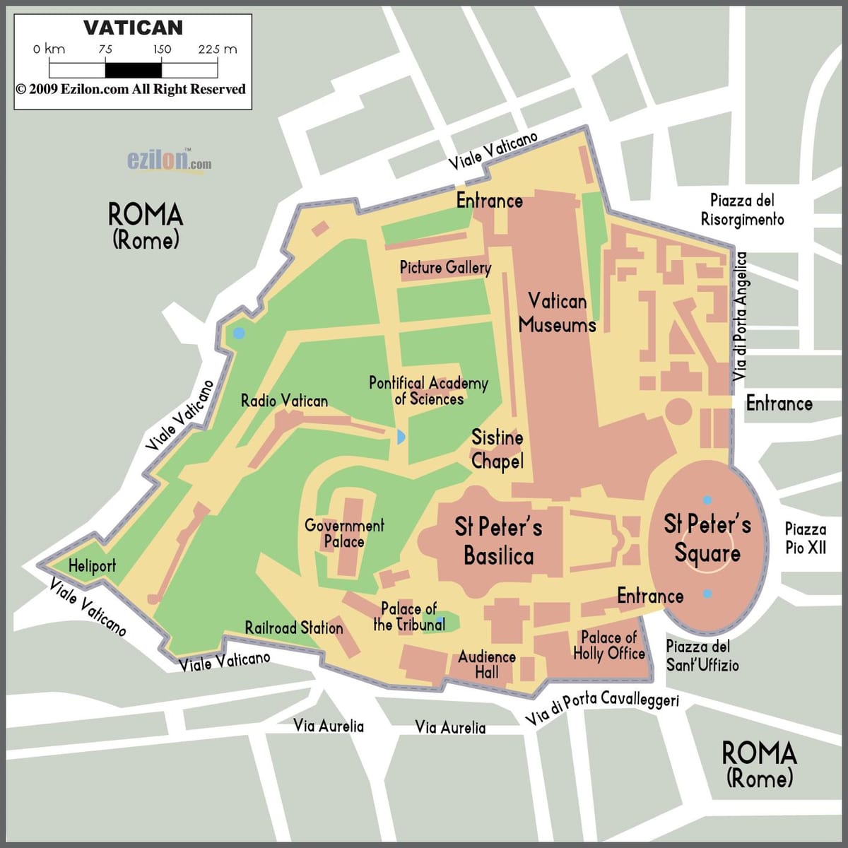 Carte de Vatican entrée